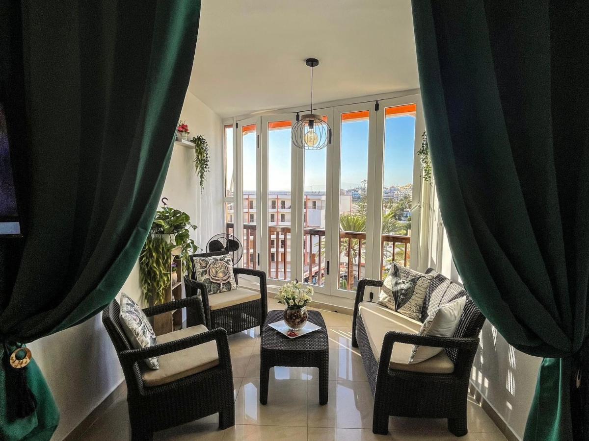 Apartamento Luxory Dreamy Sunset, Seafront, Direct Access To The Promenade,Wifi,Pool,Free Parking Los Cristianos  Exterior foto