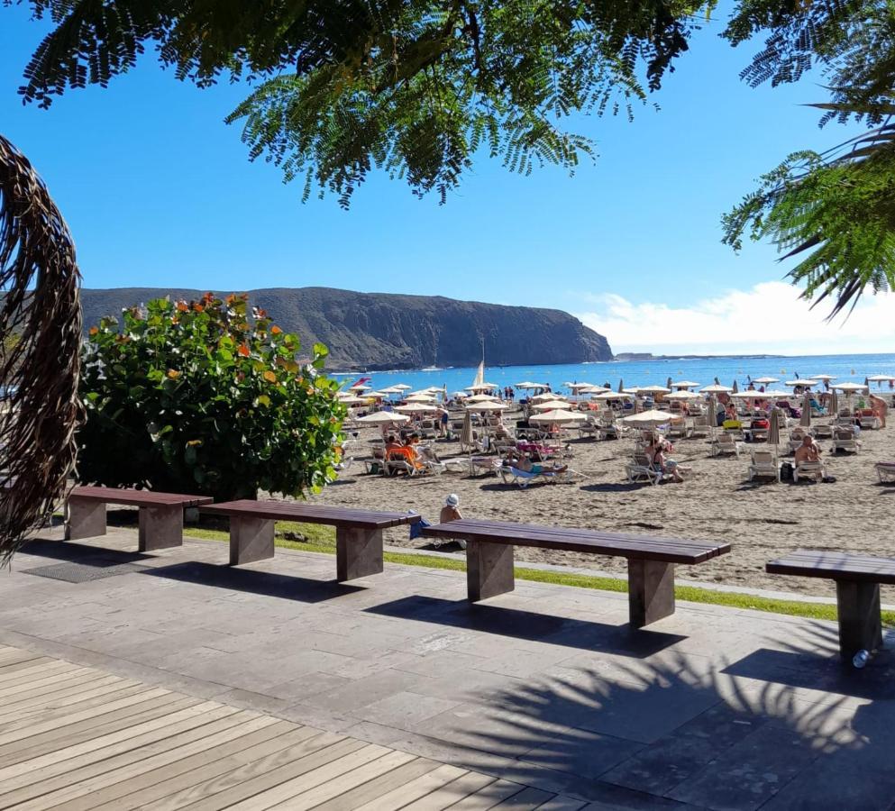 Apartamento Luxory Dreamy Sunset, Seafront, Direct Access To The Promenade,Wifi,Pool,Free Parking Los Cristianos  Exterior foto