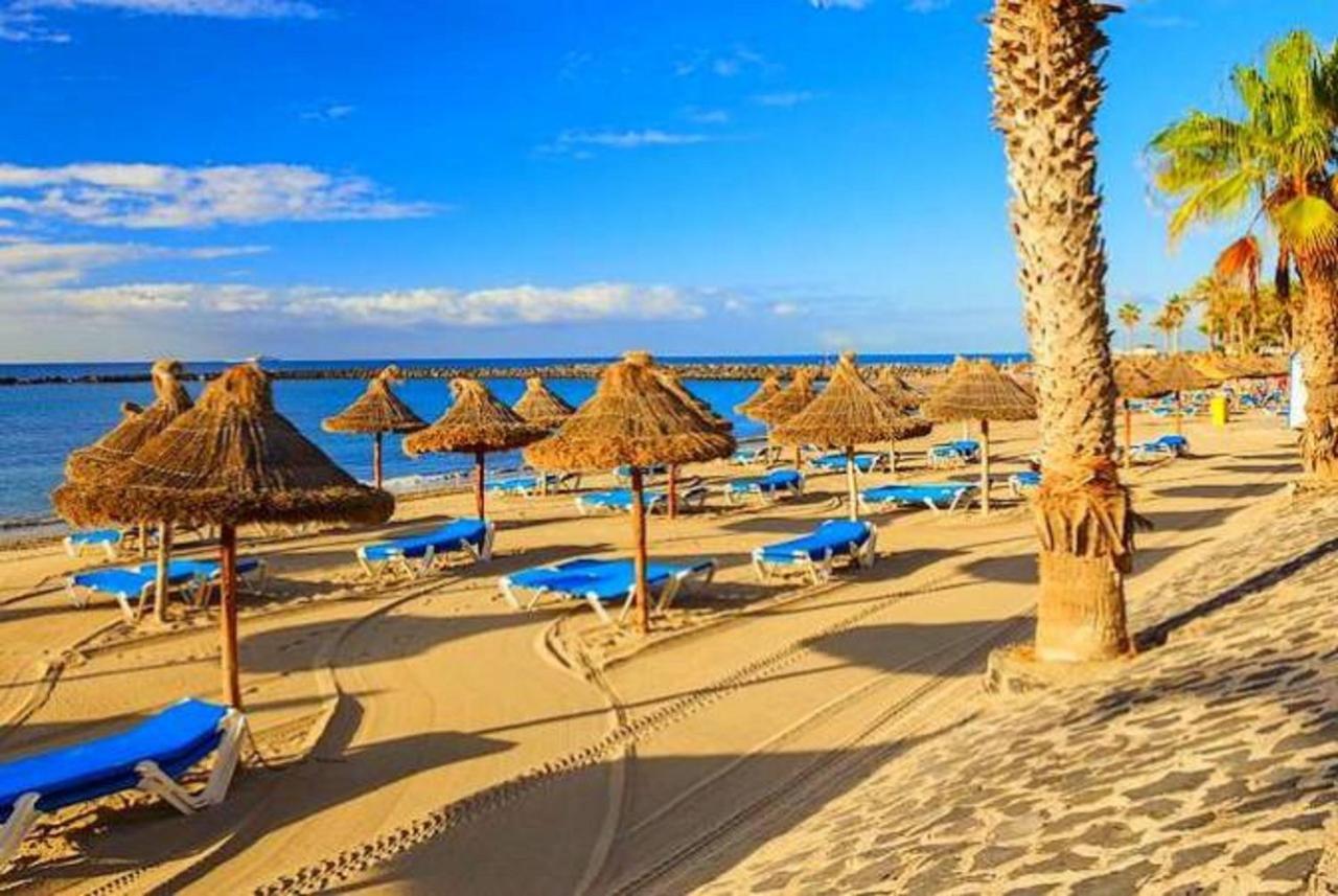 Apartamento Luxory Dreamy Sunset, Seafront, Direct Access To The Promenade,Wifi,Pool,Free Parking Los Cristianos  Exterior foto